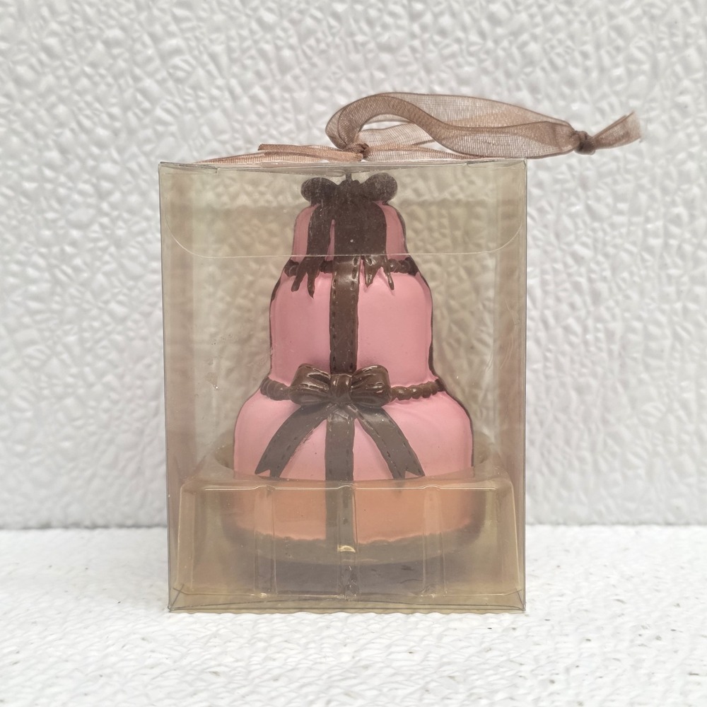 Pink & Brown 3 Tier Cake Christmas Ornament Seasons Of Cannon Falls Midwest